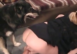 Filthy and perverted bestiality in close-up