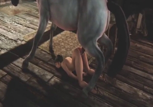 Perverse zoo XXX showing her craziest gape