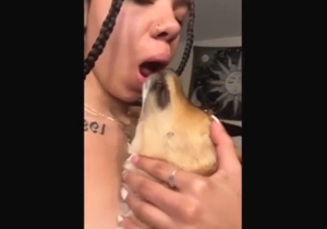 Fellatio zoophile porn with a horned-up hottie